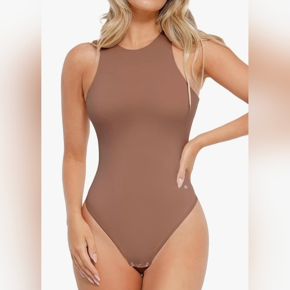 Popilush Other - Popilush Body Suits Sleeveless Crew Neck Tank Top #823